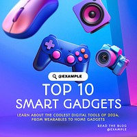 Smart gadgets Instagram post template