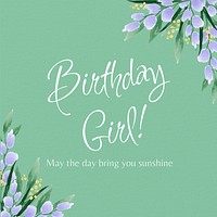 Birthday party Instagram post template