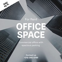 Office space Facebook post template