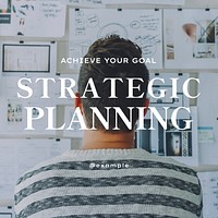 Strategic planning Facebook post template  