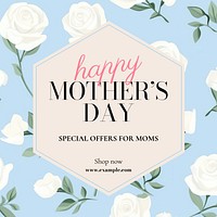 Mother's day sale Facebook post template