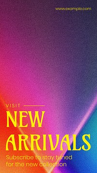 New arrivals Instagram story template