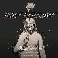 Rose perfume Instagram post template