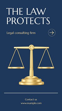 Law firm Instagram story template