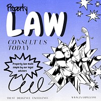 Property law Instagram post template