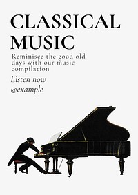 Classical music  poster template