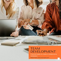 Team development  Instagram post template