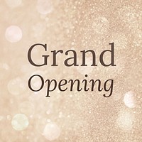 Grand opening Instagram post template