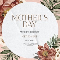 Mothers day sale Instagram post template