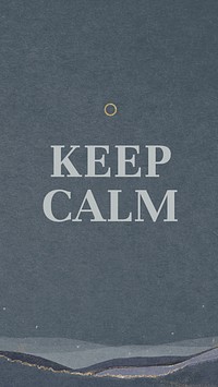 Keep calm social story template  