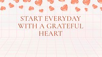 Positive quote  blog banner template