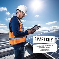 Smart city Instagram post template