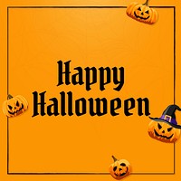 Happy Halloween Instagram post template