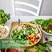 Plant-based diet Instagram post template