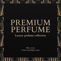 Premium perfume Instagram post template