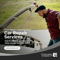 Car repair Instagram post template