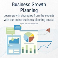 Business course Instagram post template