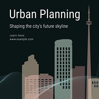 Urban planning Instagram post template