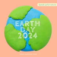 Earth day Instagram post template