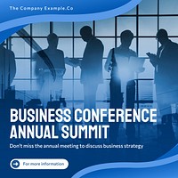 Business online conference Instagram post template