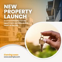 New property launch Instagram post template