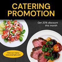 Catering promotion Instagram post template