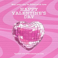 Happy Valentines Day Instagram post template