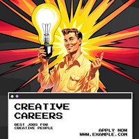 Creative careers Instagram post template