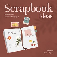 Scrapbook ideas Instagram post template
