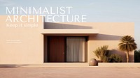 Architect design blog banner template