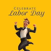 Celebrate labor day Instagram post template