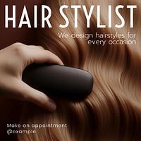 Hair stylist Instagram post template