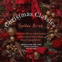 Christmas classics Instagram post template