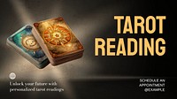 Horoscope taro reading blog banner template