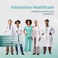 Innovative healthcare Instagram post template