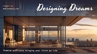 Premium architects blog banner template