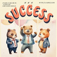 Business success Instagram post template