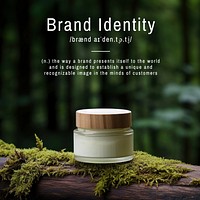 Brand identity Instagram post template