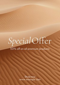 Special offer poster template