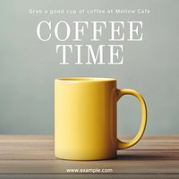 Coffee time Instagram post template