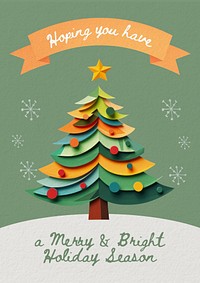 Holiday season poster template