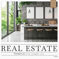 Real estate Facebook post template