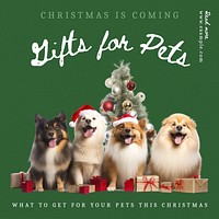 Gifts for pets Instagram post template