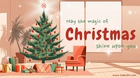 Christmas blog banner template