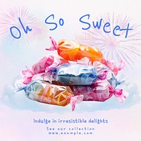 Sweets Instagram post template