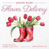 Flower delivery post template   