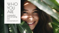 Self love blog banner template