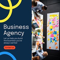 Business agency Instagram post template