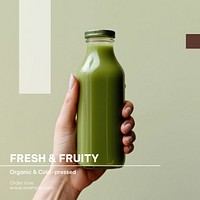 Fruit juice Instagram post template