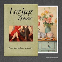 Loving home Facebook post template
